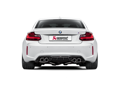 Akrapovic 16-17 BMW M2 F87 (Excl M2 Competition) Evolution Line Cat Back (Titanium) w/Carbon Tips