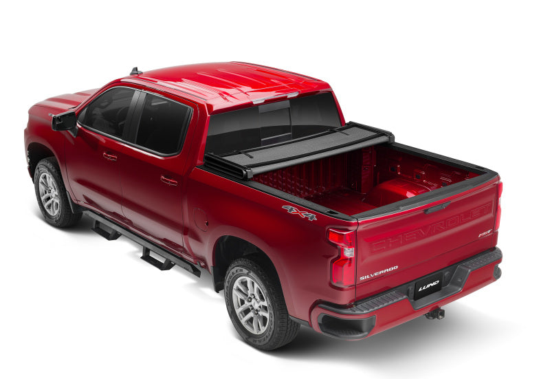 Lund 19-23 Chevrolet Silverado 1500 6.5ft Bed Genesis Elite Tri-Fold Tonneau - Black