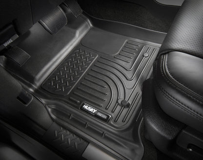 Husky Liners 17 Ford F-250 Super Duty SuperCab WeatherBeater Black Floor Liners