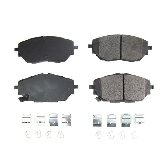 Power Stop 18-19 Toyota C-HR Front Z17 Evolution Ceramic Brake Pads w/Hardware