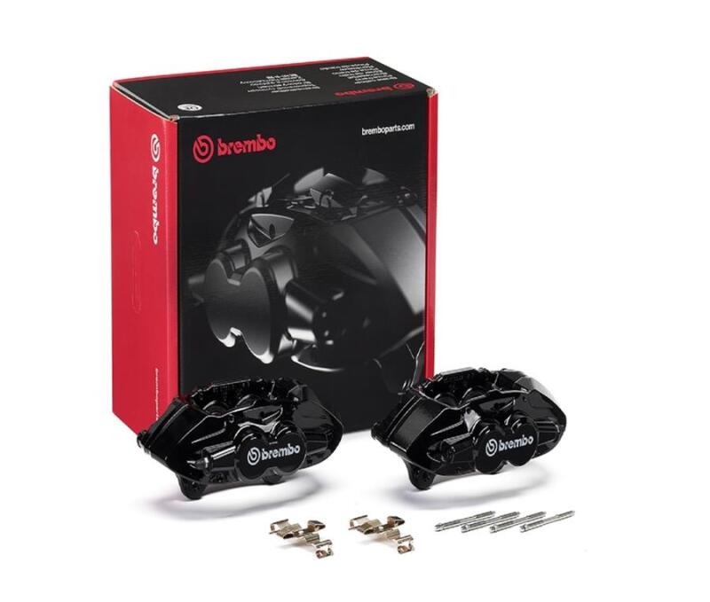 Brembo OE 16-21 BMW M2/17-18 M3/17-20 M4/14-16 M235i Hydraulic Front X-Style Brake Calipers - Black