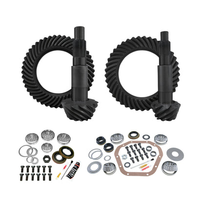 Yukon Gear & Install Kit Package for 99-16 Ford F350 Dana 60 Reverse Front/Dana 80 Rear 5.38 Ratio