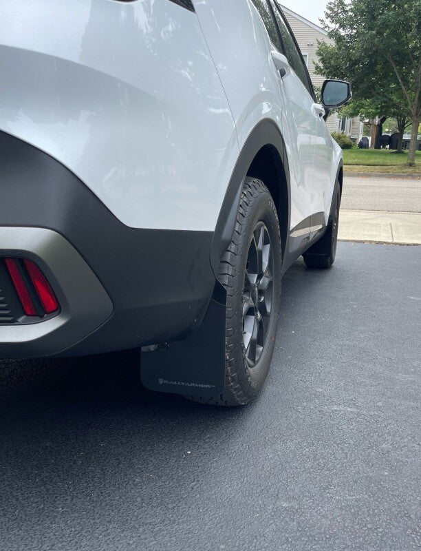 Rally Armor 23-24 Kia Sportage Black UR Mud Flap w/ Dark Grey Logo