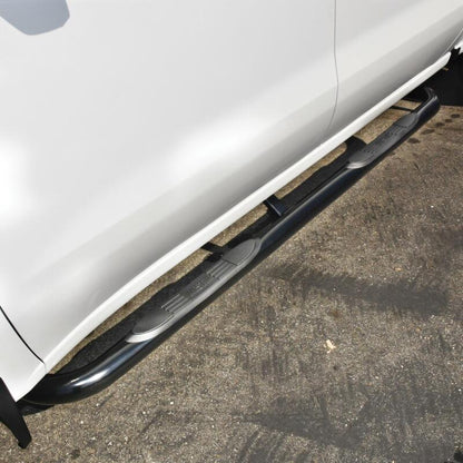 Westin 2019 Chevrolet Silverado/Sierra 1500 Crew Cab E-Series 3 Nerf Step Bars - Black