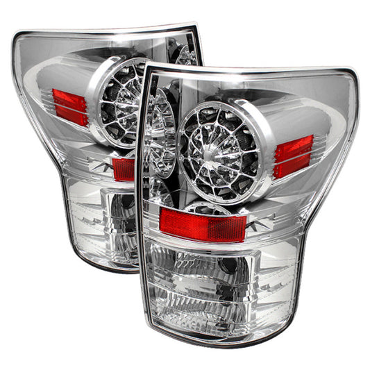 Spyder Toyota Tundra 07-13 LED Tail lights Chrome ALT-YD-TTU07-LED-C