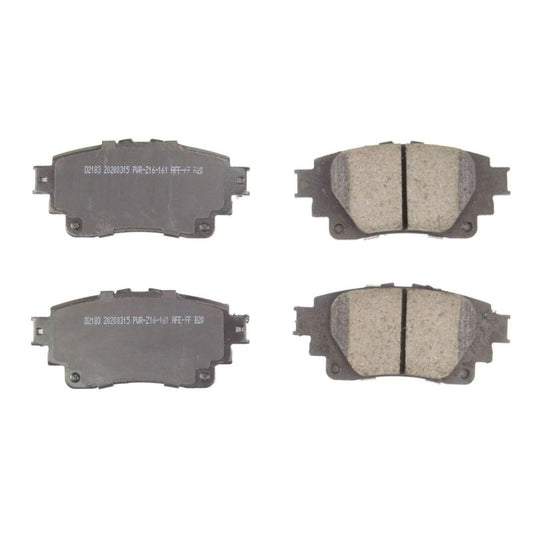 Power Stop 2019 Toyota Corolla Rear Z16 Evolution Ceramic Brake Pads