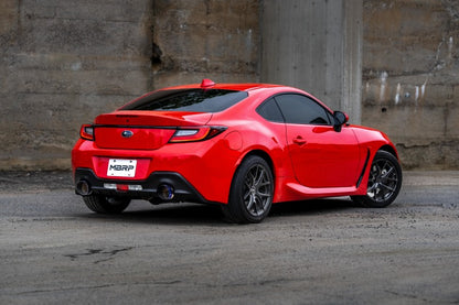 MBRP 2022 Subaru BRZ 2.4L/Toyota GR86 2.4L 2.5in Dual Split Rear Exit w/5in OD Burnt End Tips - T304