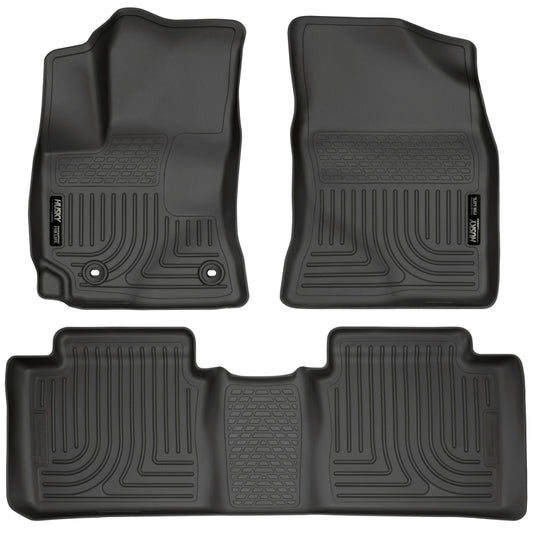 Husky Liners 15 Toyota Corolla Weatherbeater Black Front & 2nd Seat Floor Liners