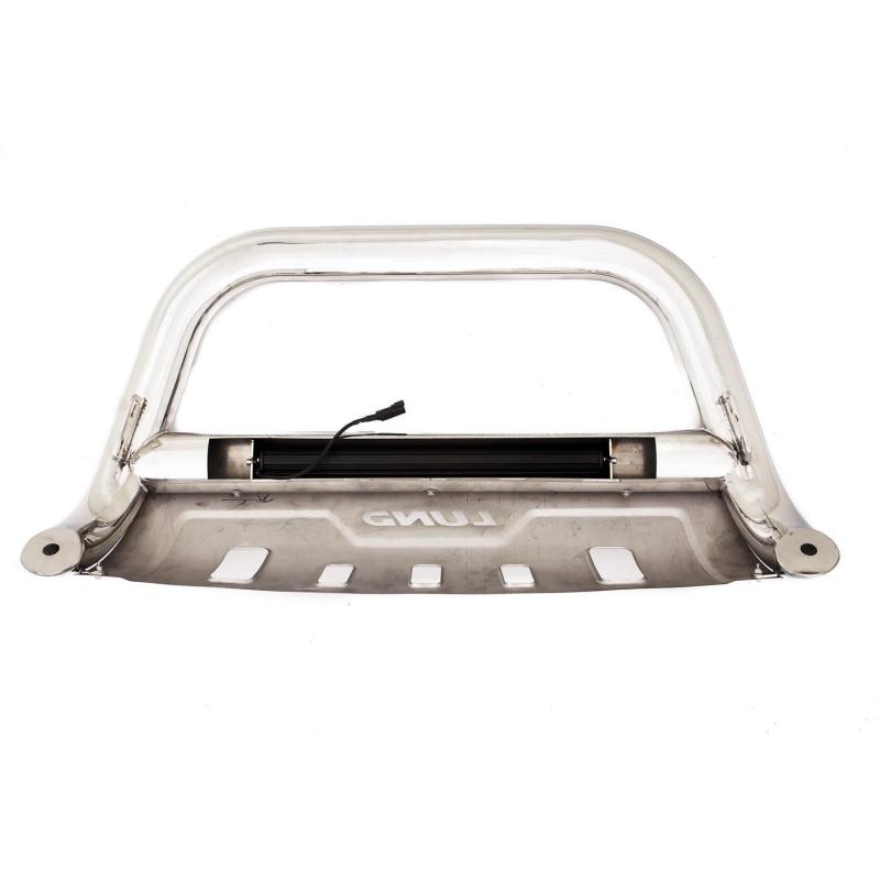 Lund 05-15 Toyota Tacoma Bull Bar w/Light & Wiring - Polished