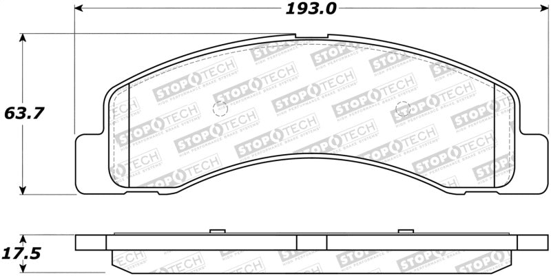 StopTech Street Brake Pads