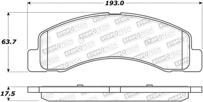 StopTech Street Brake Pads