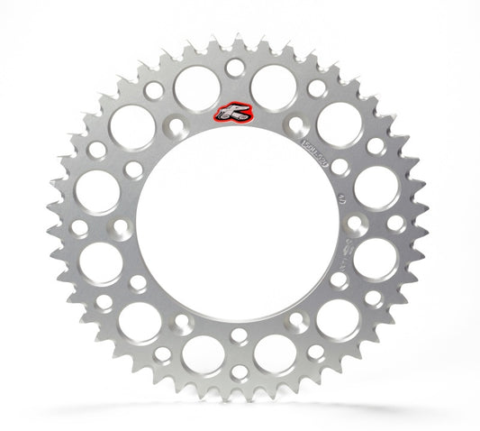 Renthal 99-24 Yam YZ125/X/G/ 250/F/X/450F/FX/ WR250-450F Rear Grooved Sprocket - Sil 520-50P Teeth