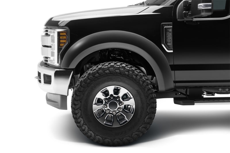 Bushwacker 17-18 Ford F-250 Super Duty Extend-A-Fender Style Flares 2pc - Black