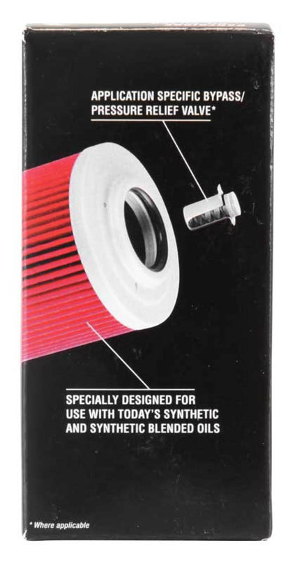 K&N Oil Filter Powersports Cartridge Oil Filter