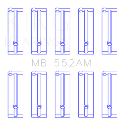 King Toyota 3T/TG / 12T / 4TG Main Bearing Set