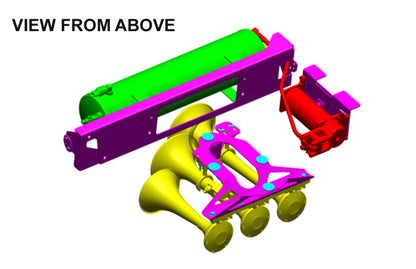 Kleinn 17-22 Ford F-250/ F-350 Onboard Air System w/ Model 730 Horns