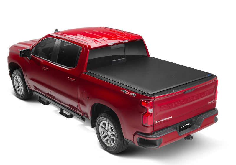 Lund 19-23 Chevrolet Silverado 1500 6.5ft Bed Genesis Roll Up Tonneau - Black