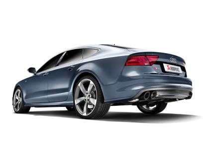 Akrapovic 13-17 Audi S6 Avant/Limousine (C7) Evolution Line Cat Back (Titanium) w/ Carbon Tips