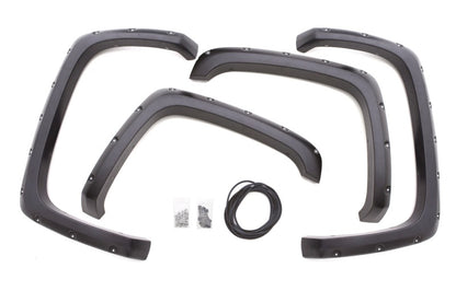 Lund 07-13 Chevy Silverado 1500 RX-Rivet Style Smooth Elite Series Fender Flares - Black (4 Pc.)