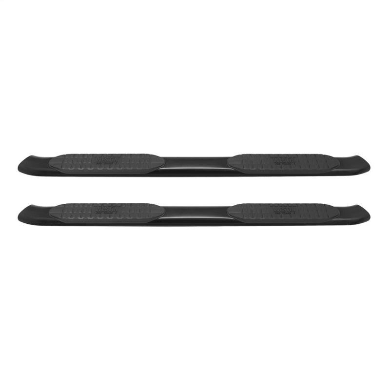 Westin 2005-2018 Toyota Tacoma Double Cab PRO TRAXX 5 Oval Nerf Step Bars - Black