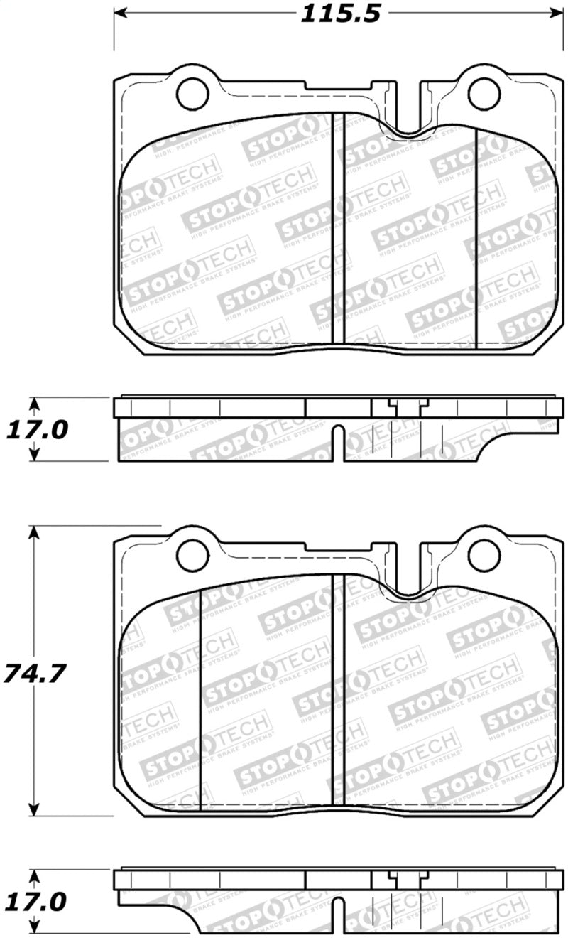 StopTech Street Brake Pads