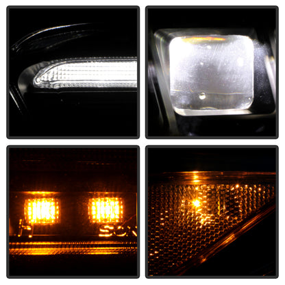 Spyder 16-20 Toyota Tacoma LED Model Only High-Power LED Headlights - Black PRO-YD-TT16LEDAP-BK