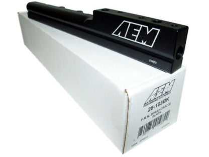 AEM 99-00 Honda Civic Si Black Fuel Rail