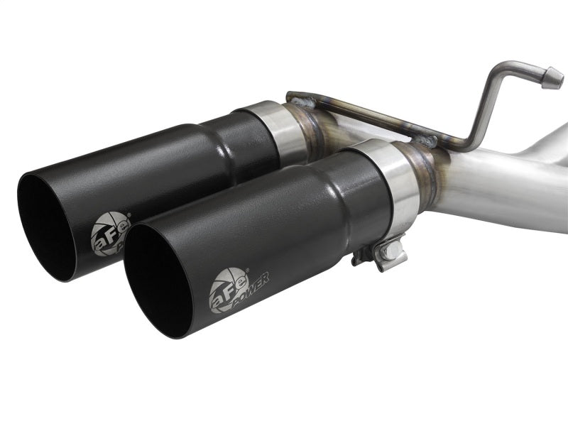 aFe Rebel Exhausts 3in SS Cat-Back 15-16 Ford F-150 EcoBoost V6 2.7/3.5L V8 5.0L w/ Black Tips