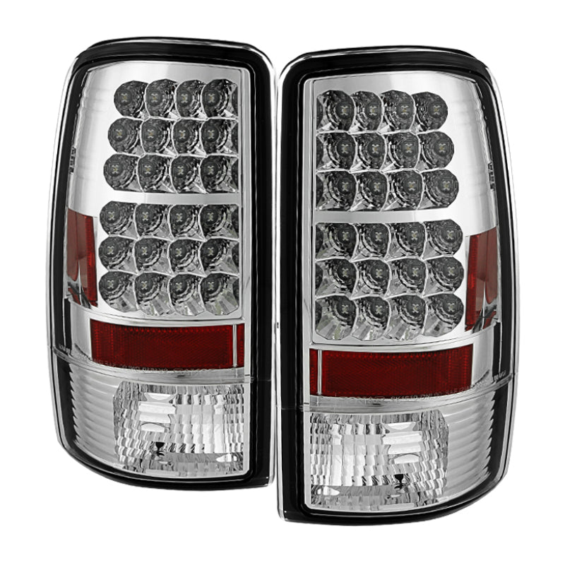 Spyder Chevy Suburban/Tahoe 1500/2500 00-06/GMC Yukon LED Tail Lights Chrome ALT-YD-CD00-LED-C