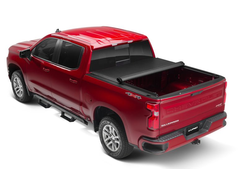 Lund 19-23 Chevrolet Silverado 1500 6.5ft Bed Genesis Roll Up Tonneau - Black