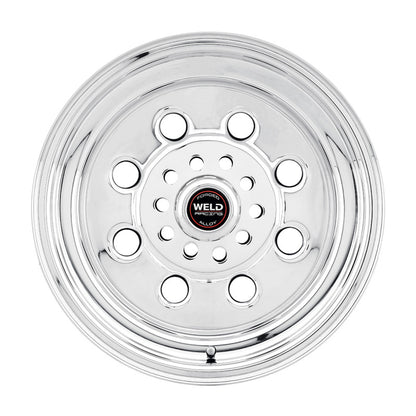 Weld Draglite 15x4 / 5x4.5 & 5x4.75 BP / 2.5in. BS Polished Wheel - Non-Beadlock