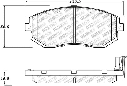 StopTech Street Select Brake Pads - Front