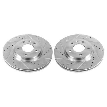 Power Stop 17-19 Buick LaCrosse Front Evolution Drilled & Slotted Rotors - Pair