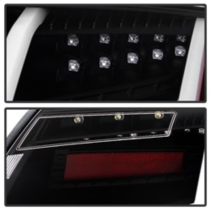 Spyder Audi TT 07-12 LED Tail Lights Black ALT-YD-ATT07-LED-BK