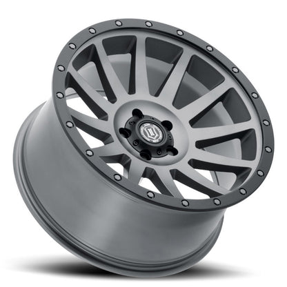 ICON Compression 20x10 6x5.5 -19mm Offset 4.75inBS Titanium Wheel