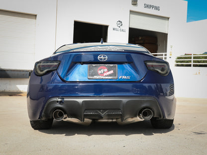 aFe Takeda 17-20 BRZ/FRS/86 2.5in 304 Stainless Steel Cat-Back Exhaust