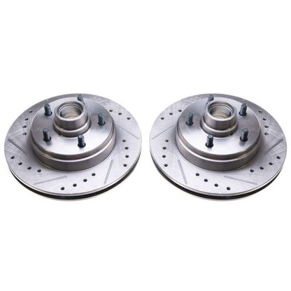 Power Stop 86-89 Buick Electra Front Evolution Drilled & Slotted Rotors - Pair