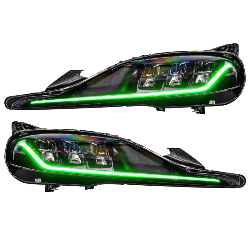 Oracle 20-21 Toyota Supra GR RGB+A Headlight DRL Upgrade Kit - ColorSHIFT w/o Cntrl SEE WARRANTY