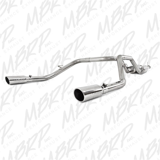 MBRP 2009-2010 Toyota Tundra 5.7L EC-Std. & SB/CC-SB Cat Back Dual Split Rear