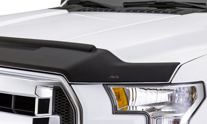 AVS 17-18 Ford F-150 Raptor Aeroskin II Textured Low Profile Hood Shield - Black