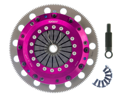 Exedy 96-16 Ford Mustang V8 4.6L/5.0L Hyper Twin Cerametallic Clutch Sprung Disc Push Type Cover