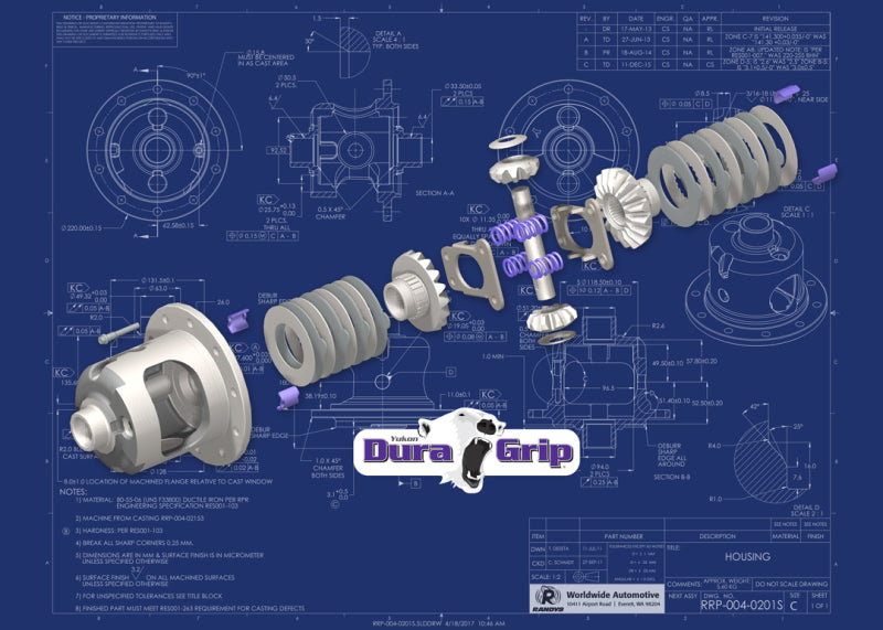 Yukon Gear Tracloc For Ford 9in With 28 Spline Axles. Street Design