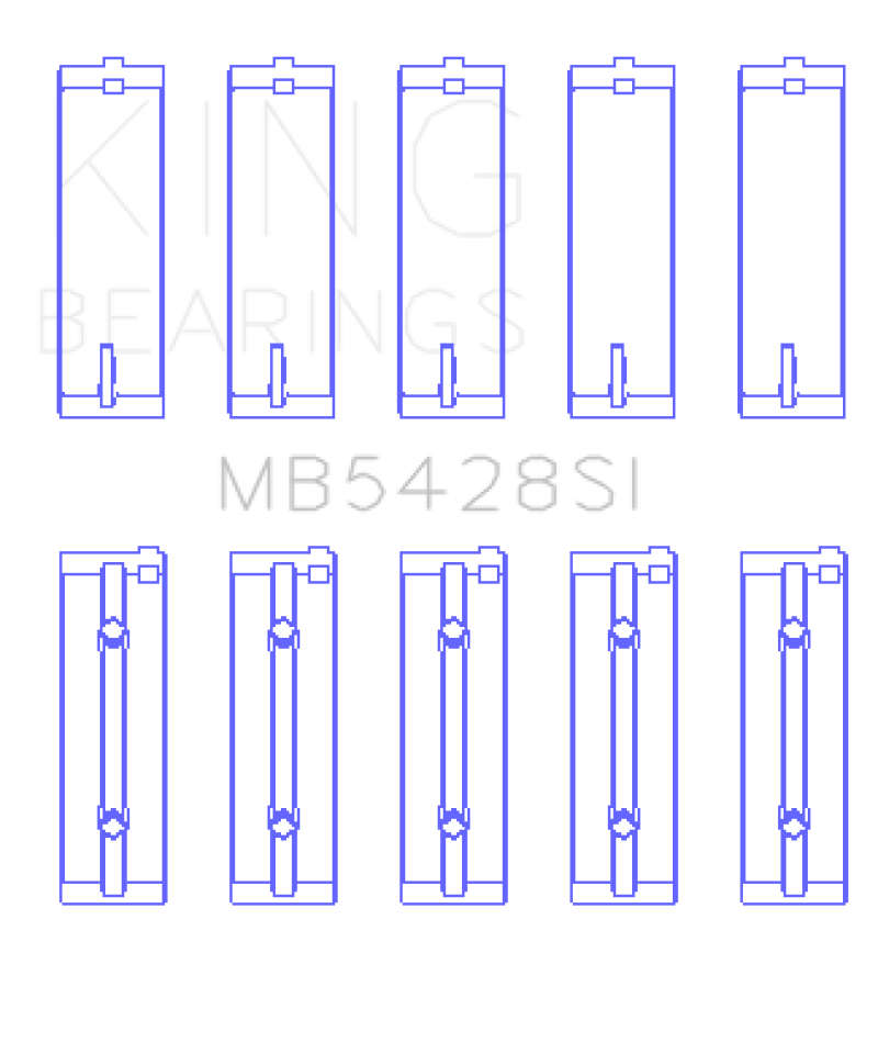 King Honda R16A/ R18A 2006- Current Main Bearing Set