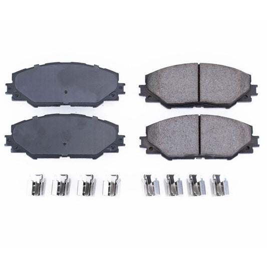 Power Stop 09-10 Pontiac Vibe Front Z17 Evolution Ceramic Brake Pads w/Hardware