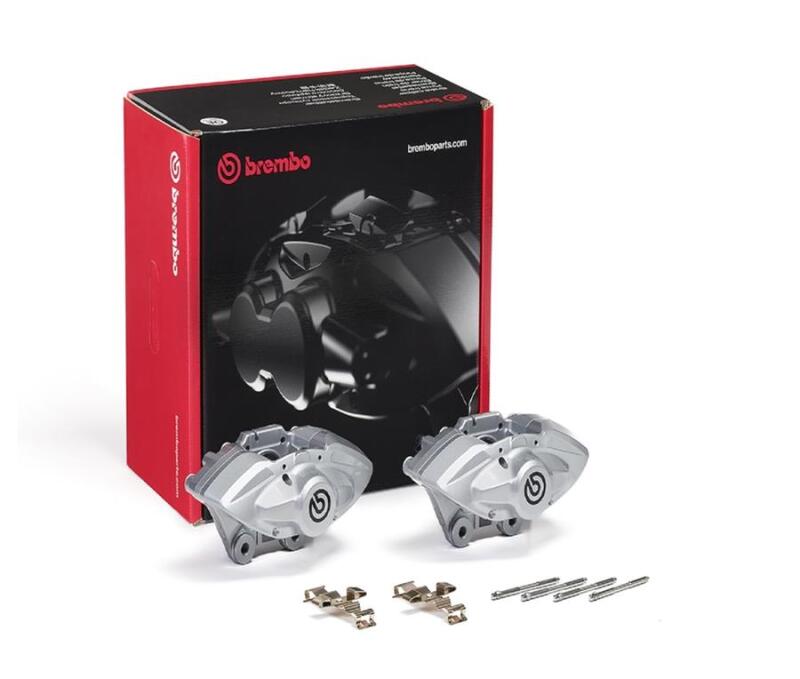 Brembo OE 16-21 BMW M2/17-18 M3/17-20 M4/14-16 M235i Hydraulic Rear X-Style Brake Calipers - Silver