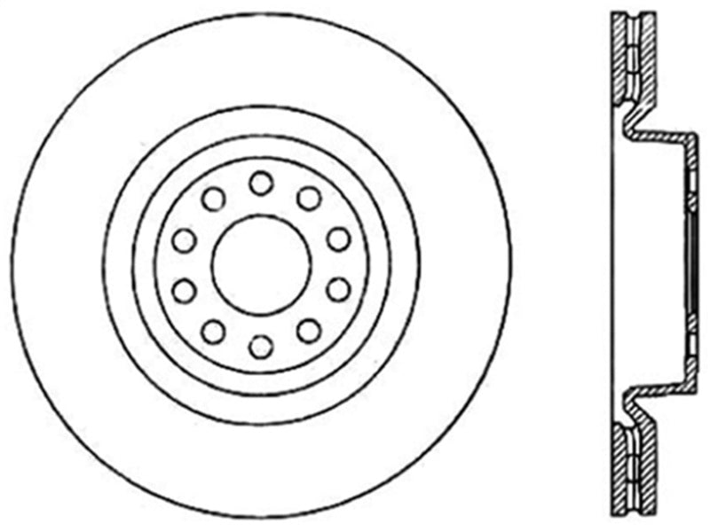 StopTech Slotted & Drilled Sport Brake Rotor