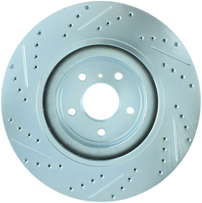 StopTech Select Sport Sport Nissan Slotted and Drilled Front Left Rotor