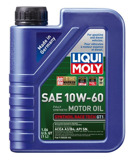 LIQUI MOLY 1L Synthoil Race Tech GT1 Motor Oil SAE 10W60