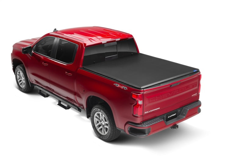 Lund 04-12 Chevy Colorado (6ft. Bed) Genesis Tri-Fold Tonneau Cover - Black