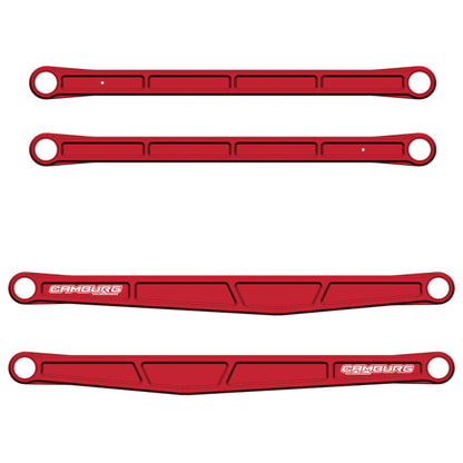 Camburg Ford Raptor 21-23 KINETIK Series Rear Billet Trailing Arm Kit (Red)